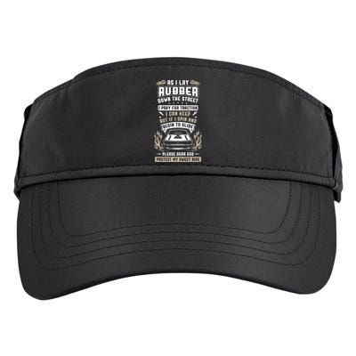 Drag Car Racing Prayer Adult Drive Performance Visor