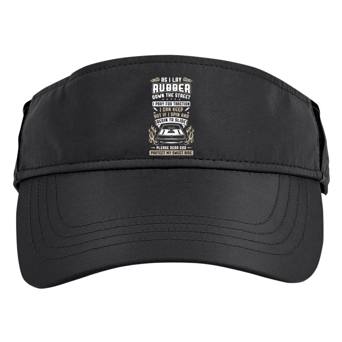Drag Car Racing Prayer Adult Drive Performance Visor