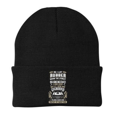 Drag Car Racing Prayer Beanie