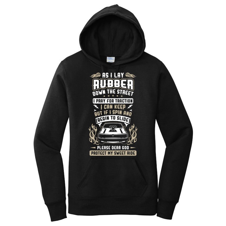 Drag Car Racing Prayer Women's Pullover Hoodie