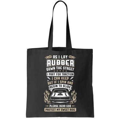 Drag Car Racing Prayer Bag