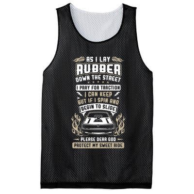 Drag Car Racing Prayer Mesh Reversible Basketball Jersey Tank