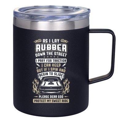 Drag Car Racing Prayer 12oz Stainless Steel Coffee Mug