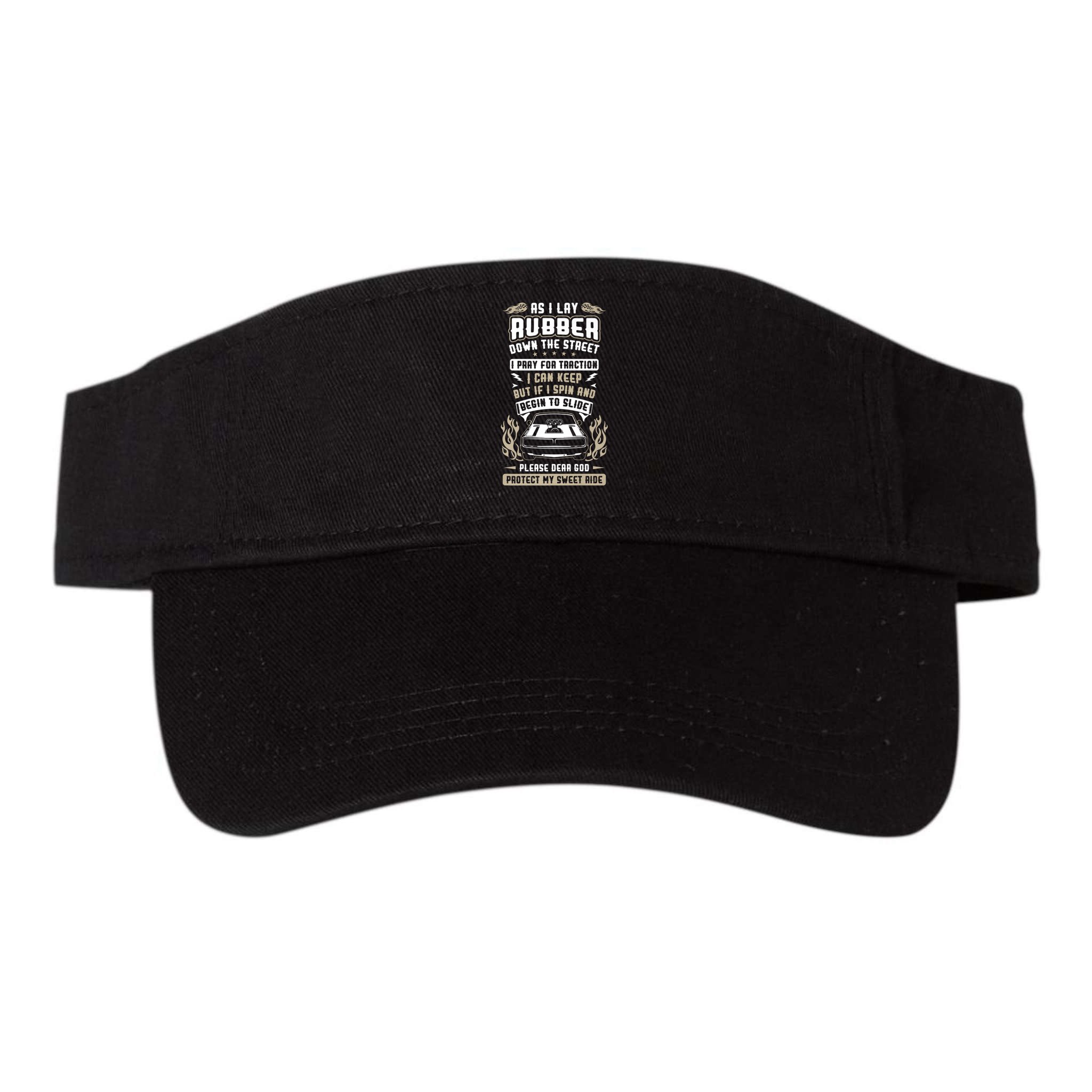 Drag Car Racing Prayer Visor