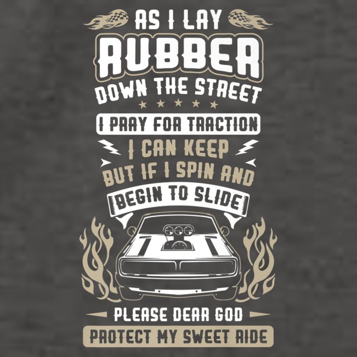 Drag Car Racing Prayer Vector Backpack