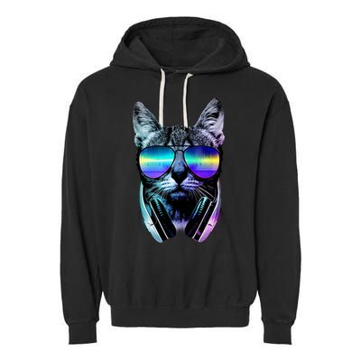 DJ Cat Retro Garment-Dyed Fleece Hoodie