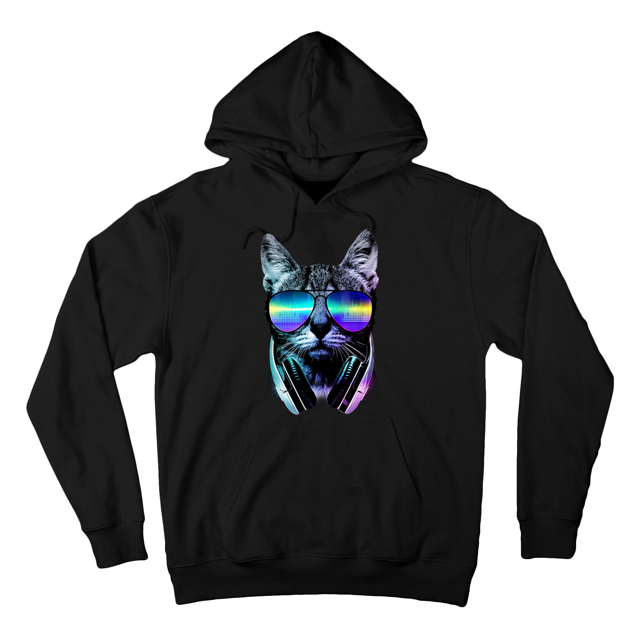 DJ Cat Retro Tall Hoodie