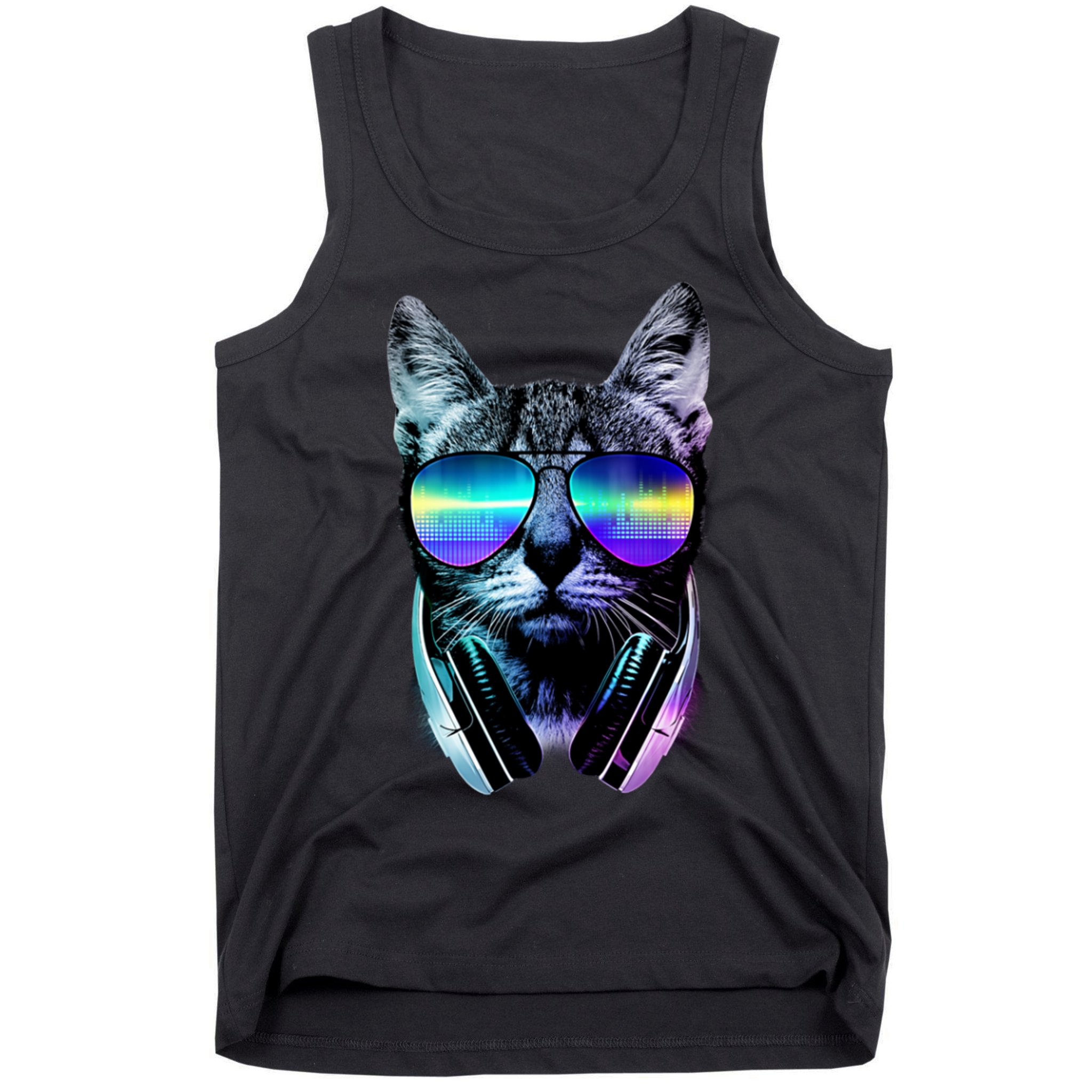 DJ Cat Retro Tank Top