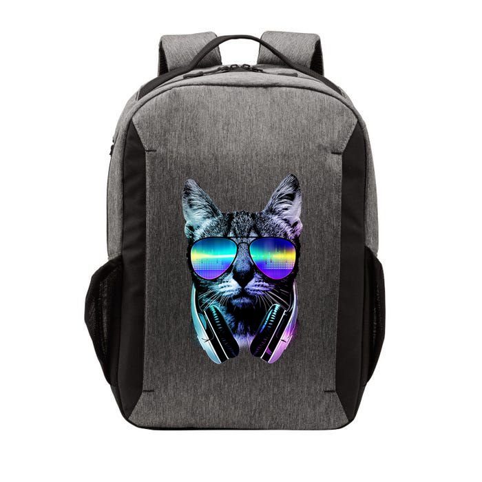 DJ Cat Retro Vector Backpack