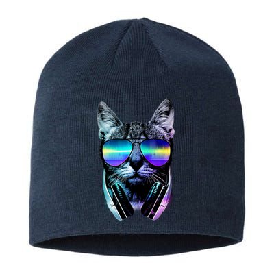 DJ Cat Retro Sustainable Beanie