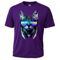 DJ Cat Retro Cooling Performance Crew T-Shirt