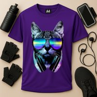 DJ Cat Retro Cooling Performance Crew T-Shirt
