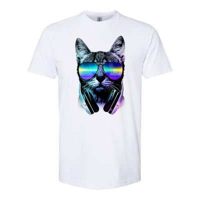 DJ Cat Retro Softstyle® CVC T-Shirt