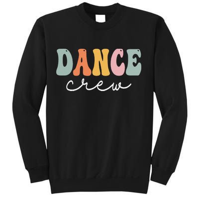 Dance Crew Retro Groovy Vintage Happy First Day Of School Sweatshirt