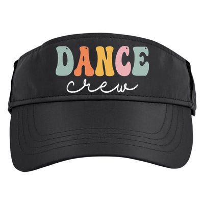 Dance Crew Retro Groovy Vintage Happy First Day Of School Adult Drive Performance Visor