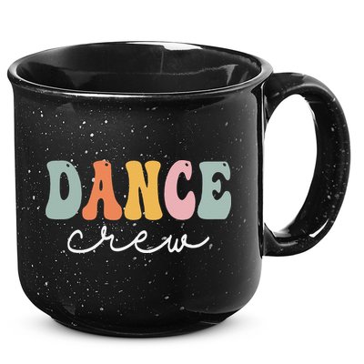 Dance Crew Retro Groovy Vintage Happy First Day Of School 15oz Campfire Ceramic Mug