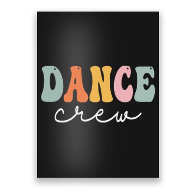 Dance Crew Retro Groovy Vintage Happy First Day Of School Poster