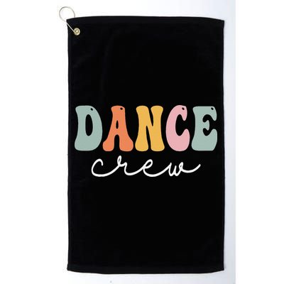 Dance Crew Retro Groovy Vintage Happy First Day Of School Golf Towel