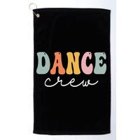 Dance Crew Retro Groovy Vintage Happy First Day Of School Golf Towel