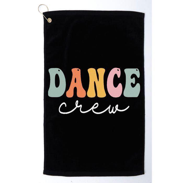 Dance Crew Retro Groovy Vintage Happy First Day Of School Golf Towel