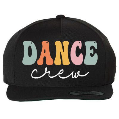 Dance Crew Retro Groovy Vintage Happy First Day Of School Wool Snapback Cap