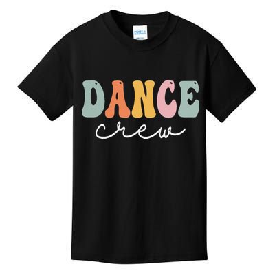 Dance Crew Retro Groovy Vintage Happy First Day Of School Kids T-Shirt