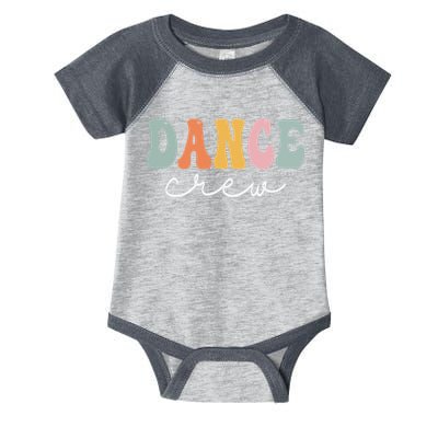 Dance Crew Retro Groovy Vintage Happy First Day Of School Infant Baby Jersey Bodysuit