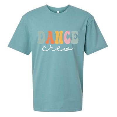 Dance Crew Retro Groovy Vintage Happy First Day Of School Sueded Cloud Jersey T-Shirt