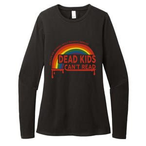 Dead Cant Read You Guys Are Worried About Banning Books Womens CVC Long Sleeve Shirt