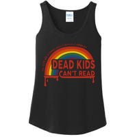 Dead Cant Read You Guys Are Worried About Banning Books Ladies Essential Tank