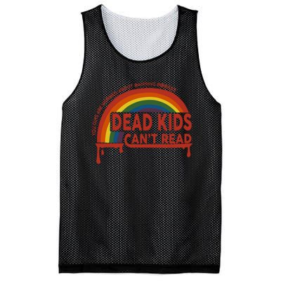 Dead Cant Read You Guys Are Worried About Banning Books Mesh Reversible Basketball Jersey Tank