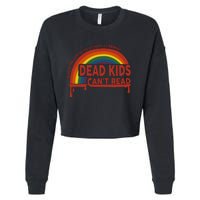 Dead Cant Read You Guys Are Worried About Banning Books Cropped Pullover Crew