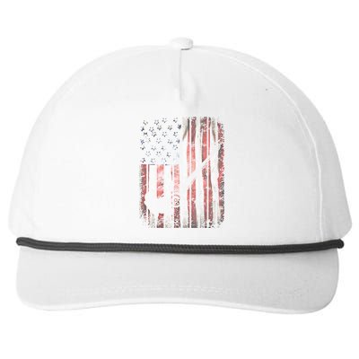 Drag Car Racing American Flag Top Fuel Dragster Hot Rod Gift Snapback Five-Panel Rope Hat