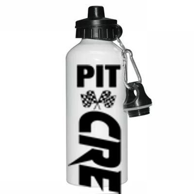 Dirt Car Racing Racetrack Speedway Race Car Team Pit Crew Cute Gift Aluminum Water Bottle