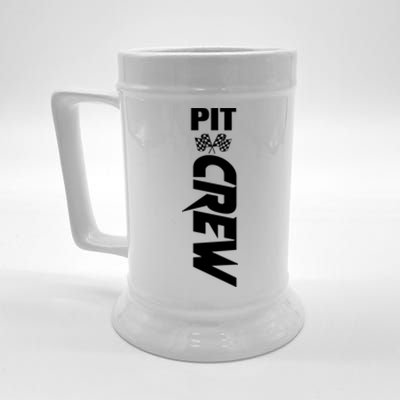 Dirt Car Racing Racetrack Speedway Race Car Team Pit Crew Cute Gift Beer Stein