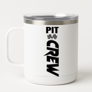 Dirt Car Racing Racetrack Speedway Race Car Team Pit Crew Cute Gift 12 oz Stainless Steel Tumbler Cup