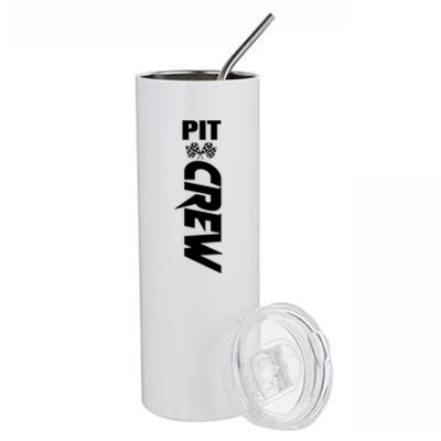 Dirt Car Racing Racetrack Speedway Race Car Team Pit Crew Cute Gift Stainless Steel Tumbler