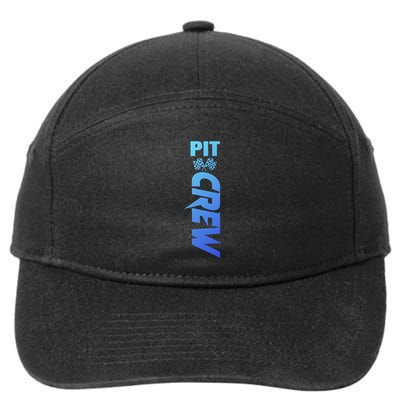 Dirt Car Racing Racetrack Speedway Race Car Team Pit Crew Cute Gift 7-Panel Snapback Hat