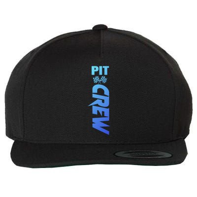 Dirt Car Racing Racetrack Speedway Race Car Team Pit Crew Cute Gift Wool Snapback Cap