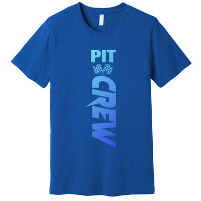 Dirt Car Racing Racetrack Speedway Race Car Team Pit Crew Cute Gift Premium T-Shirt