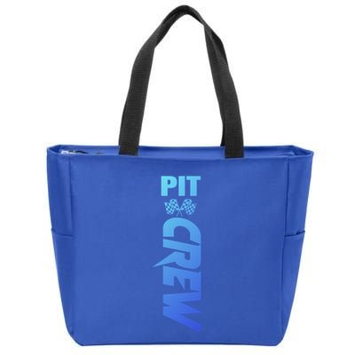 Dirt Car Racing Racetrack Speedway Race Car Team Pit Crew Cute Gift Zip Tote Bag