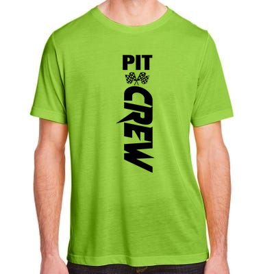 Dirt Car Racing Racetrack Speedway Race Car Team Pit Crew Gift Adult ChromaSoft Performance T-Shirt