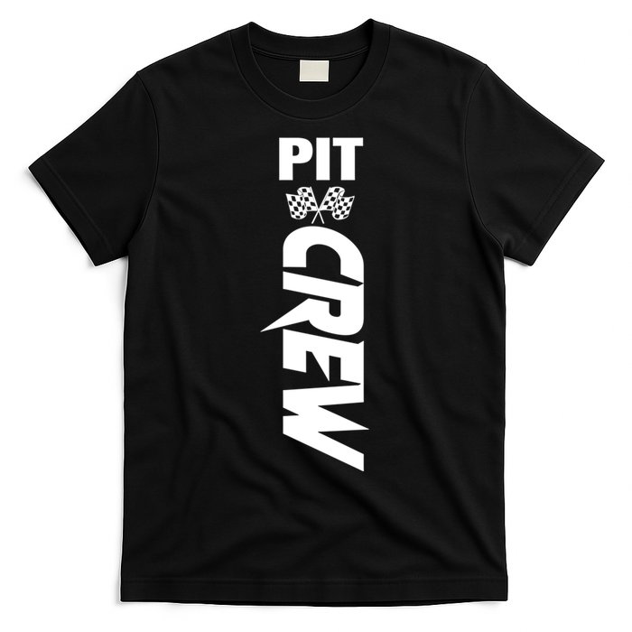 Dirt Car Racing Racetrack Speedway Race Car Team Pit Crew Gift T-Shirt