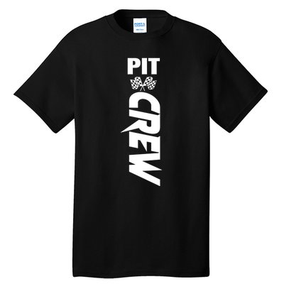 Dirt Car Racing Racetrack Speedway Race Car Team Pit Crew Gift Tall T-Shirt