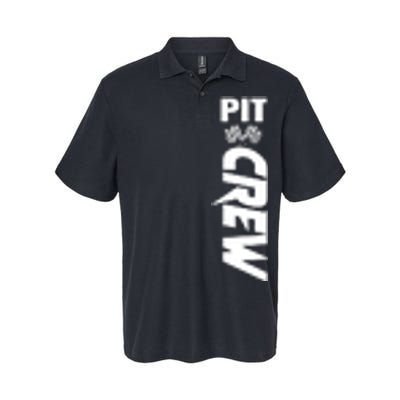 Dirt Car Racing Racetrack Speedway Race Car Team Pit Crew Gift Softstyle Adult Sport Polo