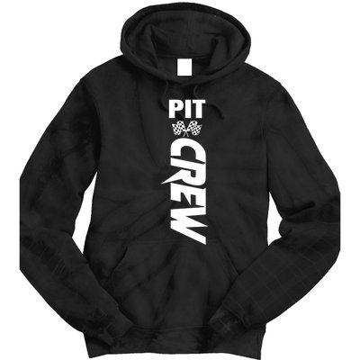 Dirt Car Racing Racetrack Speedway Race Car Team Pit Crew Gift Tie Dye Hoodie