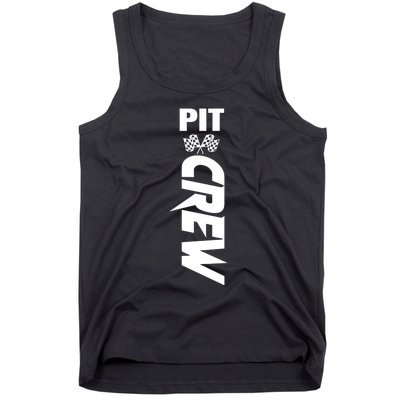 Dirt Car Racing Racetrack Speedway Race Car Team Pit Crew Gift Tank Top