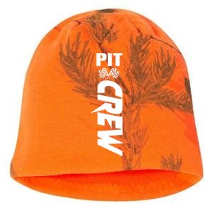 Dirt Car Racing Racetrack Speedway Race Car Team Pit Crew Gift Kati - Camo Knit Beanie