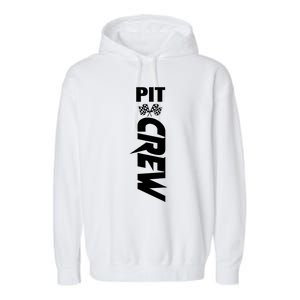 Dirt Car Racing Racetrack Speedway Race Car Team Pit Crew Gift Garment-Dyed Fleece Hoodie