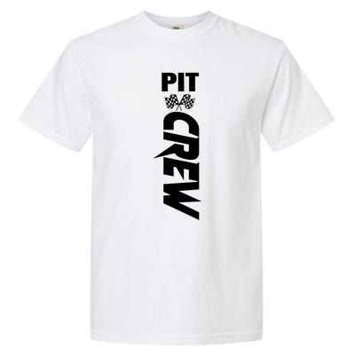 Dirt Car Racing Racetrack Speedway Race Car Team Pit Crew Gift Garment-Dyed Heavyweight T-Shirt